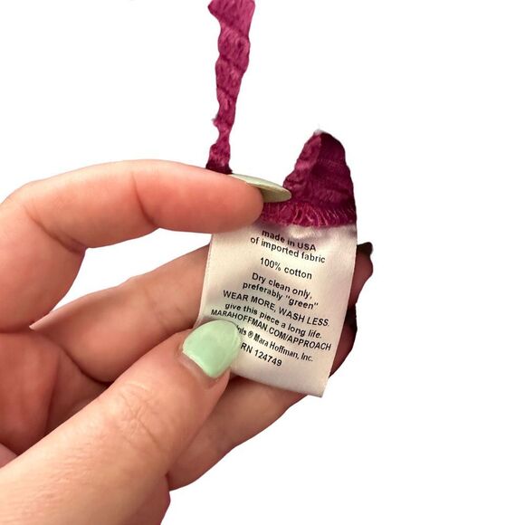 MARA HOFFMAN Lucy Corduroy Ankle Pant Sz 8‎ - Picture 5 of 5